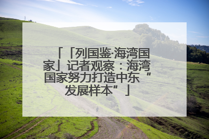 「列国鉴·海湾国家」记者观察：海湾国家努力打造中东“发展样本”