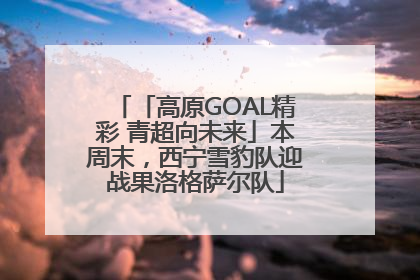 「高原GOAL精彩 青超向未来」本周末，西宁雪豹队迎战果洛格萨尔队
