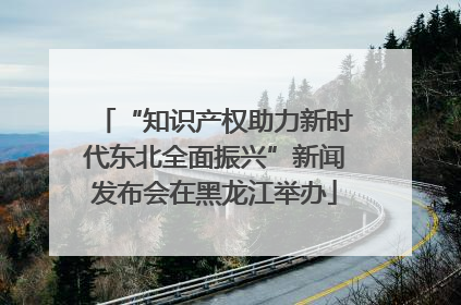 “知识产权助力新时代东北全面振兴”新闻发布会在黑龙江举办