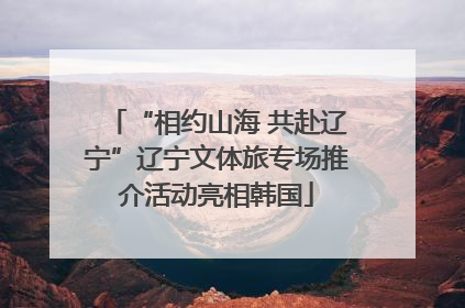 “相约山海 共赴辽宁”辽宁文体旅专场推介活动亮相韩国