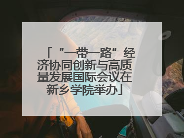 “一带一路”经济协同创新与高质量发展国际会议在新乡学院举办