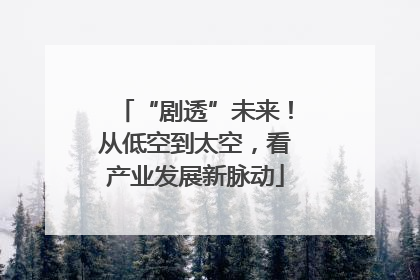 “剧透”未来！从低空到太空，看产业发展新脉动