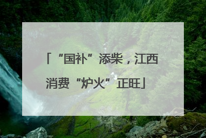 “国补”添柴，江西消费“炉火”正旺
