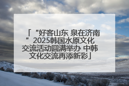 “好客山东 泉在济南”2025韩国水原文化交流活动圆满举办 中韩文化交流再添新彩
