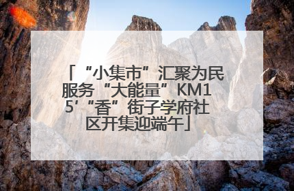 “小集市”汇聚为民服务“大能量”KM15′“香”街子学府社区开集迎端午