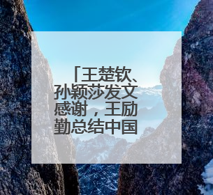 王楚钦、孙颖莎发文感谢，王励勤总结中国队表现