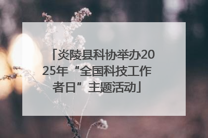炎陵县科协举办2025年“全国科技工作者日”主题活动