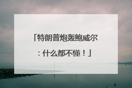 特朗普炮轰鲍威尔：什么都不懂！