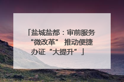 盐城盐都：审前服务“微改革” 推动便捷办证“大提升”