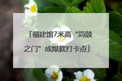 福建馆7米高“简牍之门”成爆款打卡点