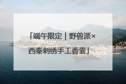 端午限定｜野兽派×西秦刺绣手工香囊