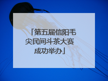 第五届信阳毛尖民间斗茶大赛成功举办