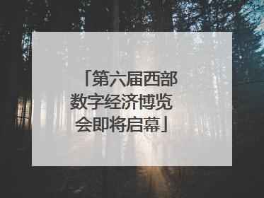 第六届西部数字经济博览会即将启幕