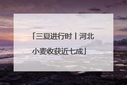 三夏进行时丨河北小麦收获近七成