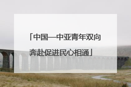 中国—中亚青年双向奔赴促进民心相通