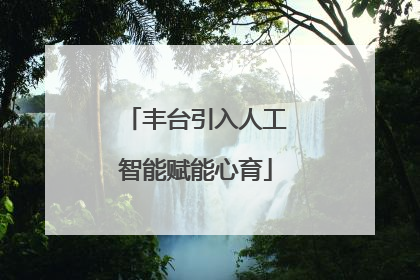 丰台引入人工智能赋能心育