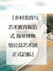 乡村美育与艺术教育新范式 扬琴博物馆公益艺术团正式启航