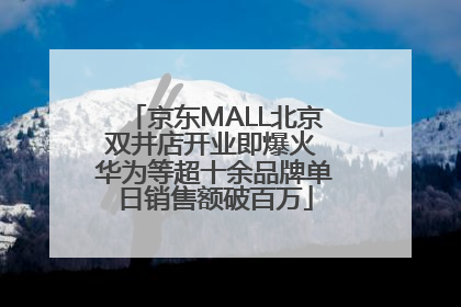 京东MALL北京双井店开业即爆火 华为等超十余品牌单日销售额破百万