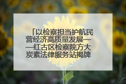 以检察担当护航民营经济高质量发展——红古区检察院方大炭素法律服务站揭牌彰显法治护航深度