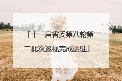 十一届省委第八轮第二批次巡视完成进驻