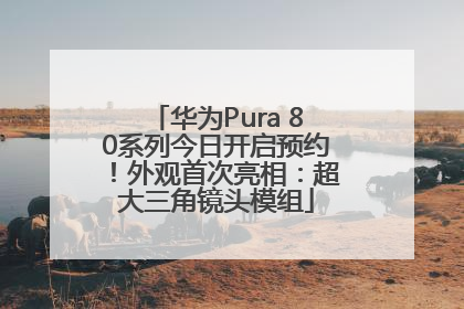 华为Pura 80系列今日开启预约！外观首次亮相：超大三角镜头模组