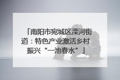 南阳市宛城区溧河街道：特色产业激活乡村振兴“一池春水”