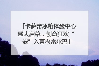 卡萨帝冰箱体验中心盛大启幕，创意狂欢“嵌”入青岛富尔玛