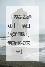内蒙古通辽市：项目浪潮涌动，创新驱动未来