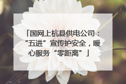 国网上杭县供电公司：“五进”宣传护安全，暖心服务“零距离”