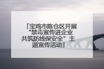 宝鸡市陈仓区开展“禁毒宣传进企业 共筑防线保安全”主题宣传活动