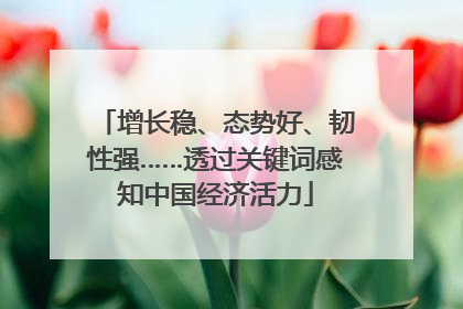 增长稳、态势好、韧性强……透过关键词感知中国经济活力