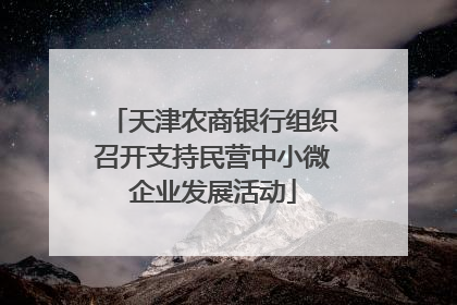 天津农商银行组织召开支持民营中小微企业发展活动