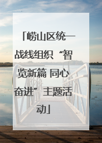 崂山区统一战线组织“智览新篇 同心奋进”主题活动