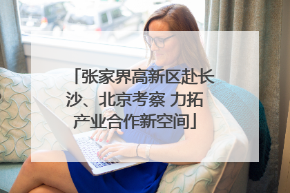 张家界高新区赴长沙、北京考察 力拓产业合作新空间