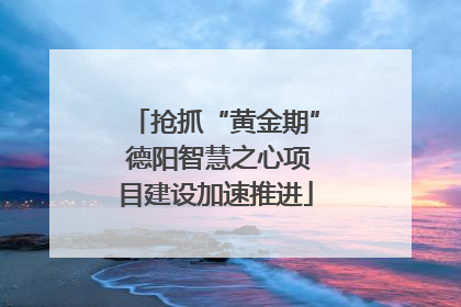 抢抓“黄金期” 德阳智慧之心项目建设加速推进
