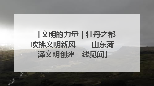 文明的力量｜牡丹之都吹拂文明新风——山东菏泽文明创建一线见闻