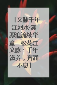 文脉千年江河水·溯源追流续华章｜松花江文脉：千年滋养，奔涌不息