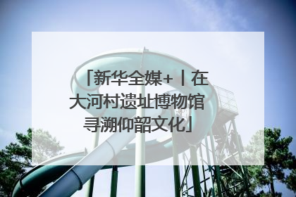 新华全媒+丨在大河村遗址博物馆寻溯仰韶文化