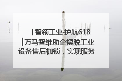 智领工业·护航618┃万马智维助企摆脱工业设备售后枷锁，实现服务与效能价值共振！