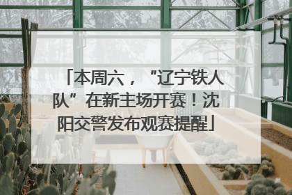 本周六，“辽宁铁人队”在新主场开赛！沈阳交警发布观赛提醒
