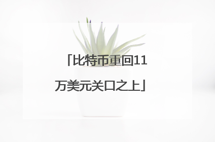 比特币重回11万美元关口之上