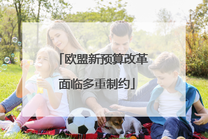 欧盟新预算改革面临多重制约