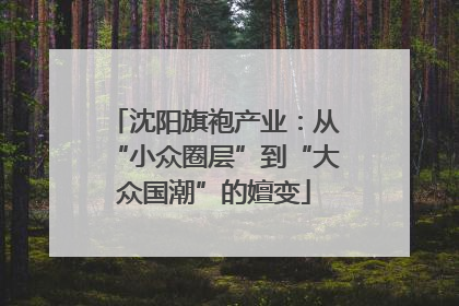 沈阳旗袍产业：从“小众圈层”到“大众国潮”的嬗变