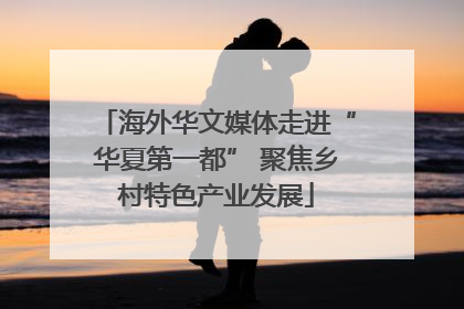 海外华文媒体走进“华夏第一都” 聚焦乡村特色产业发展