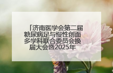 济南医学会第二届糖尿病足与慢性创面多学科联合委员会换届大会暨2025年学术年会成功举行
