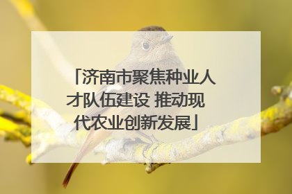 济南市聚焦种业人才队伍建设 推动现代农业创新发展