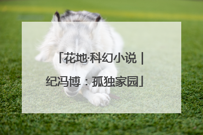 花地·科幻小说｜纪冯博：孤独家园