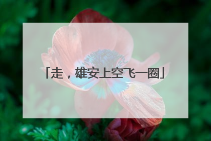 走，雄安上空飞一圈
