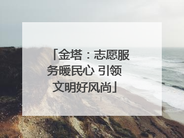 金塔：志愿服务暖民心 引领文明好风尚
