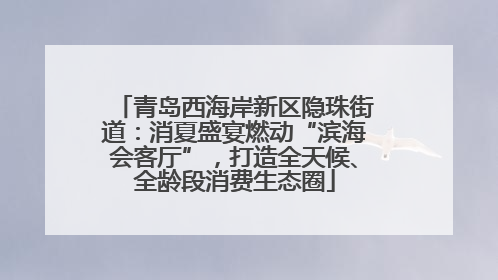 青岛西海岸新区隐珠街道：消夏盛宴燃动“滨海会客厅”，打造全天候、全龄段消费生态圈